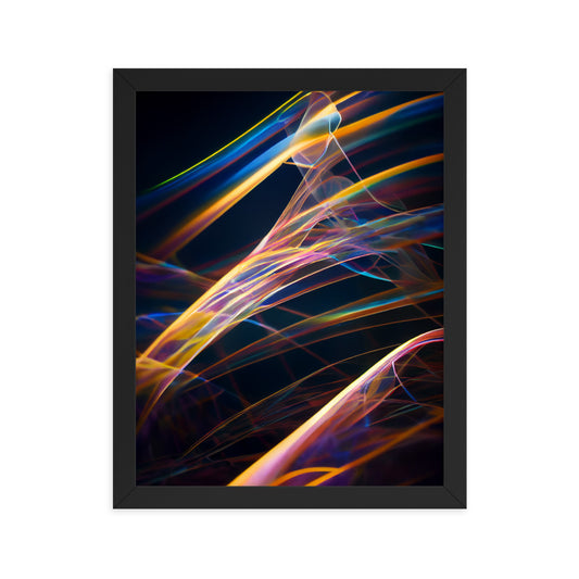 Dreamer I - Sustainable Fine Art Framed poster - Colorful Abstract Painting